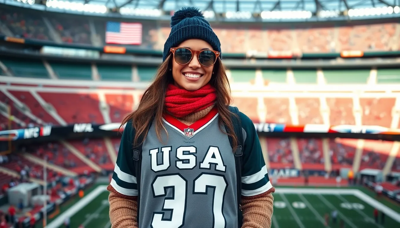 Winter NFL Game Day Outfits for Women: Stay Warm & Stylish in the Stadium 12 Winter NFL Game Day Outfits for Women: Stay Warm & Stylish in the Stadium 11
