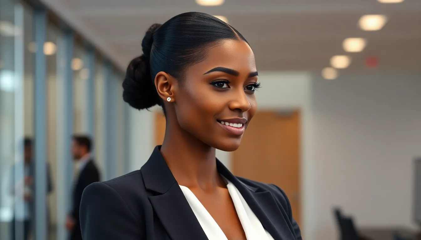 25 Gorgeous Relaxed Hair Styles for Black Women That'll Transform Your Look 11