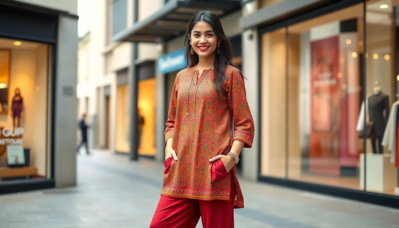 Short Kurti with Palazzo Party Wear: Style Guide for Every Celebration 12 Short Kurti with Palazzo Party Wear: Style Guide for Every Celebration 11