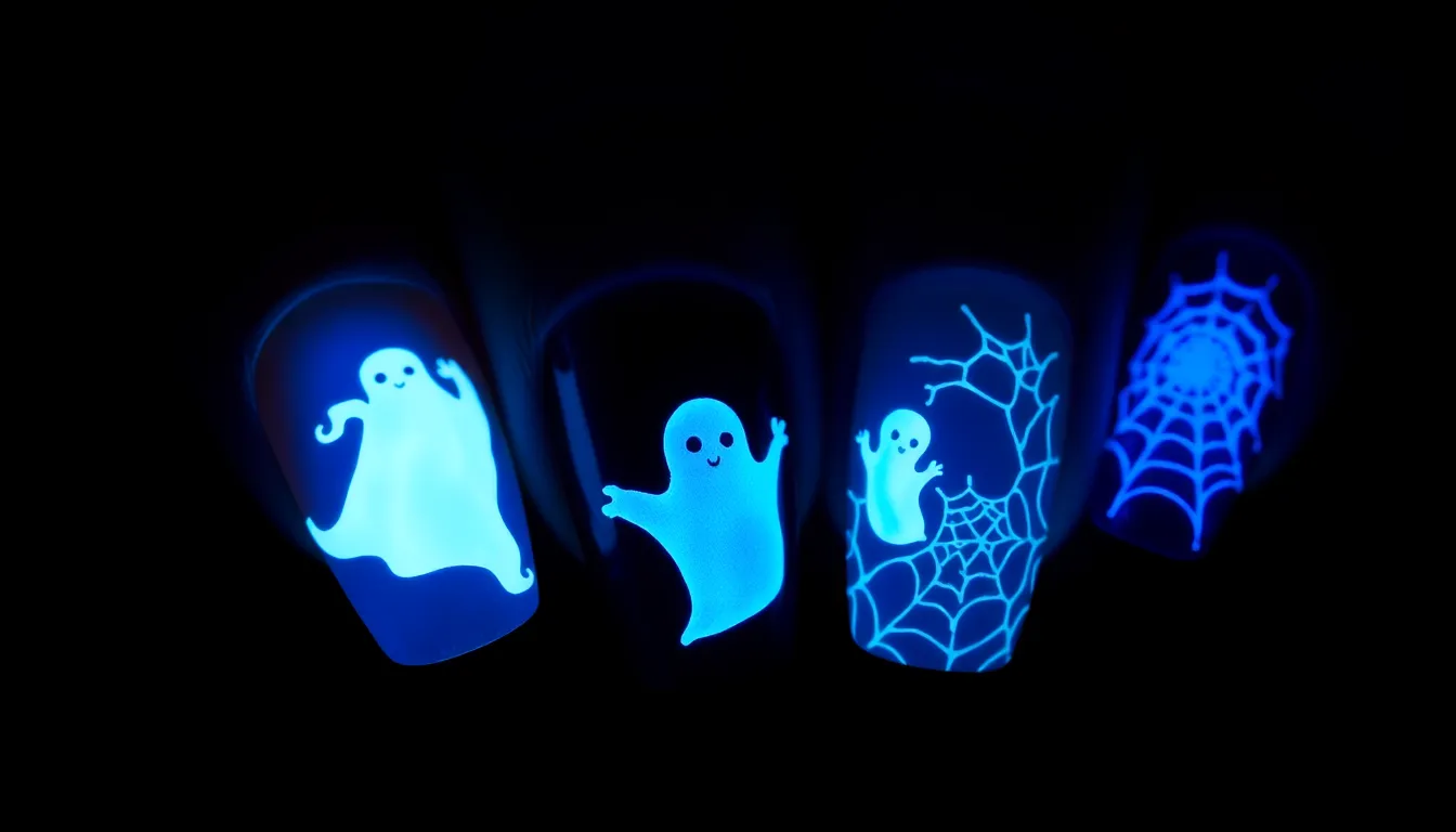 50+ Spooky Nail Designs Ideas for Halloween That'll Make You the Queen of Scary 12 50+ Spooky Nail Designs Ideas for Halloween That'll Make You the Queen of Scary 11