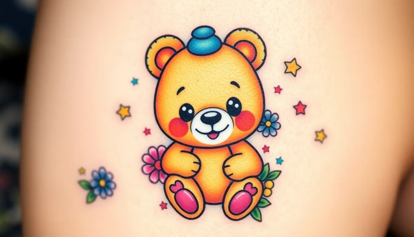 50+ Adorable Teddy Bear Tattoo Ideas for Women: Cute Designs & Meaningful Symbols 12 50+ Adorable Teddy Bear Tattoo Ideas for Women: Cute Designs & Meaningful Symbols 11