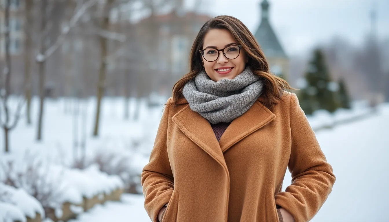 50 Stylish Winter Outfits for Plus Size Women That Actually Keep You Warm 11