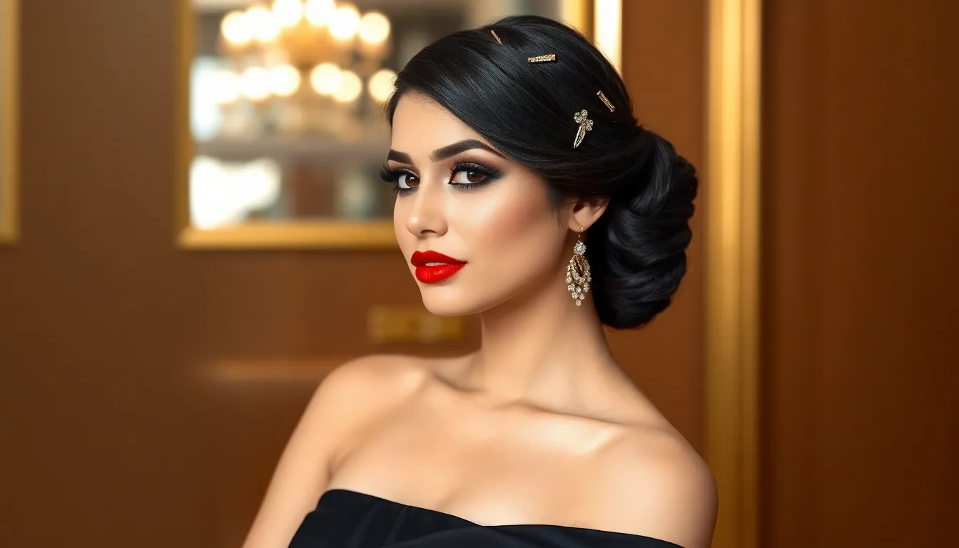 15 Stunning Black Saree Party Wear Fashion Styles That'll Make You Stand Out 13