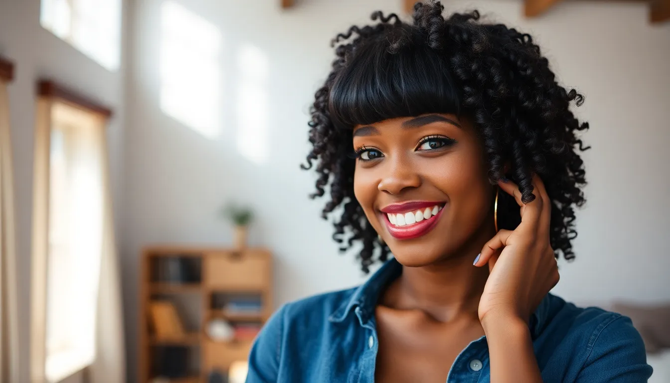 20 Stunning Bob with Bangs Styles for Black Women That'll Transform Your Look 14 20 Stunning Bob with Bangs Styles for Black Women That'll Transform Your Look 13