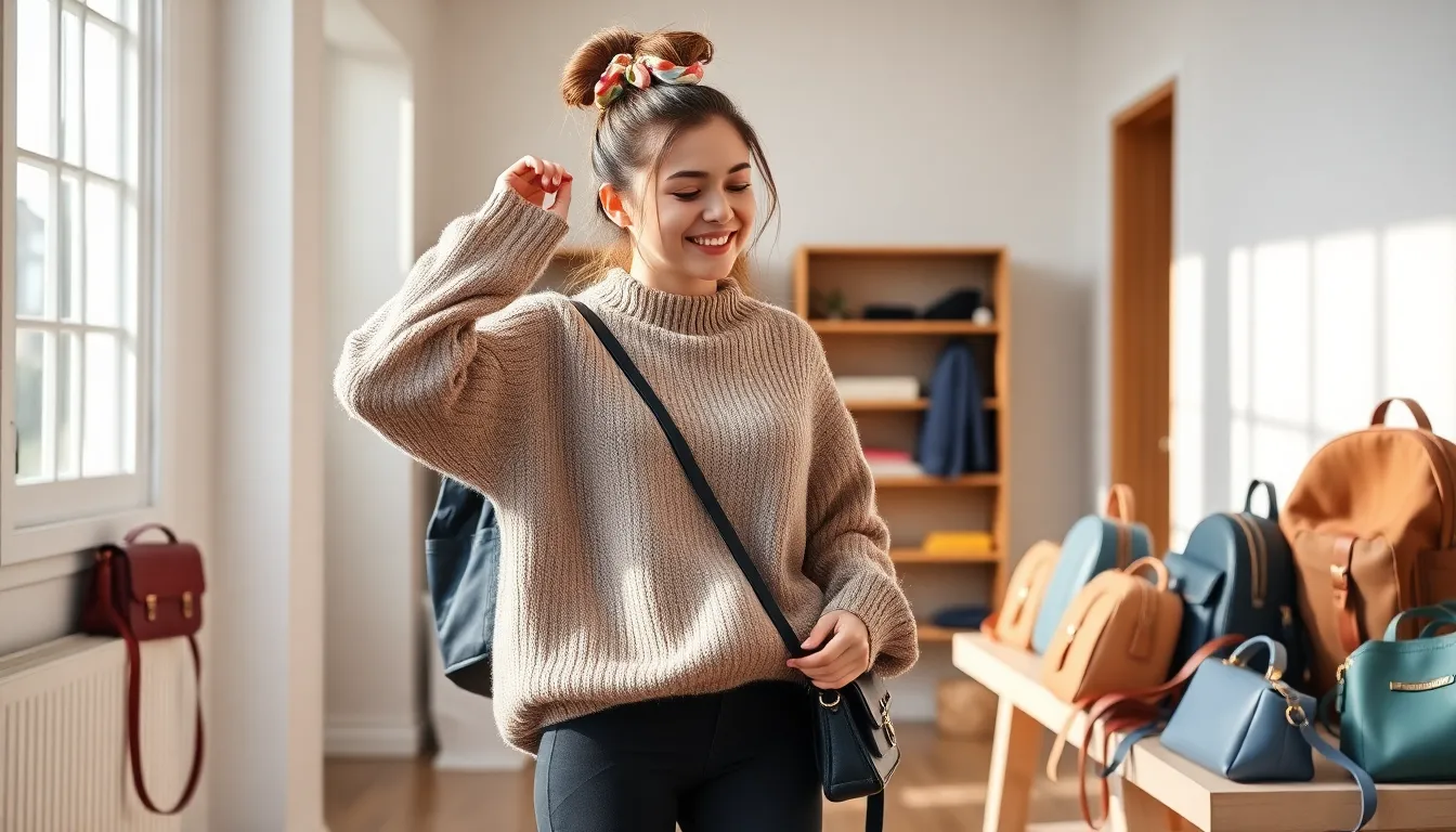 15 Comfy Outfits for School Lazy Days That Actually Look Put-Together 14 15 Comfy Outfits for School Lazy Days That Actually Look Put-Together 13