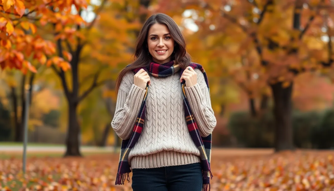 25 Stunning Fall Photo Shoot Outfits for Women That'll Make You Instagram Famous 13