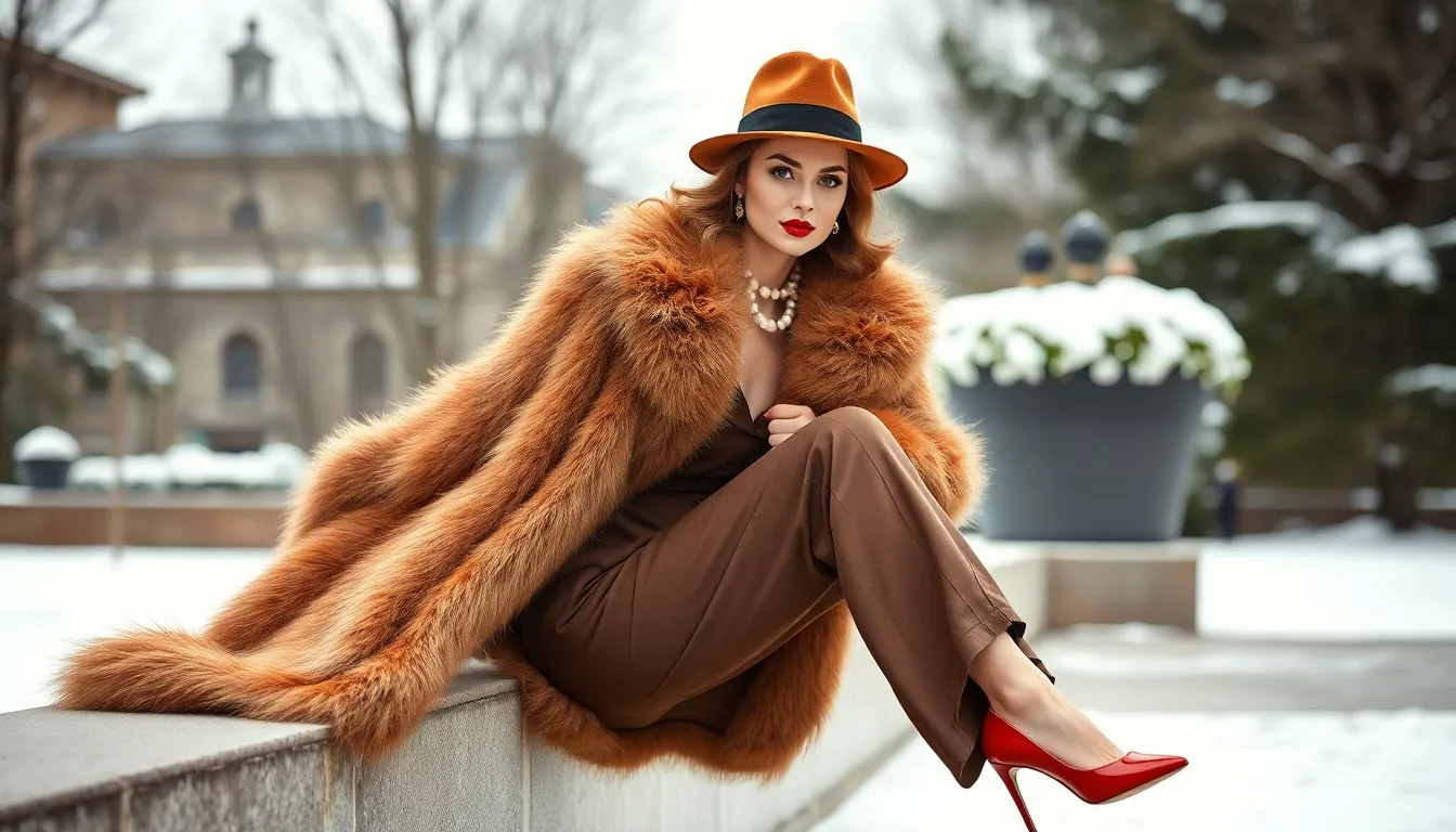 25 Chic Faux Fur Coat Outfit Ideas to Elevate Your Winter Style Game 14 25 Chic Faux Fur Coat Outfit Ideas to Elevate Your Winter Style Game 13