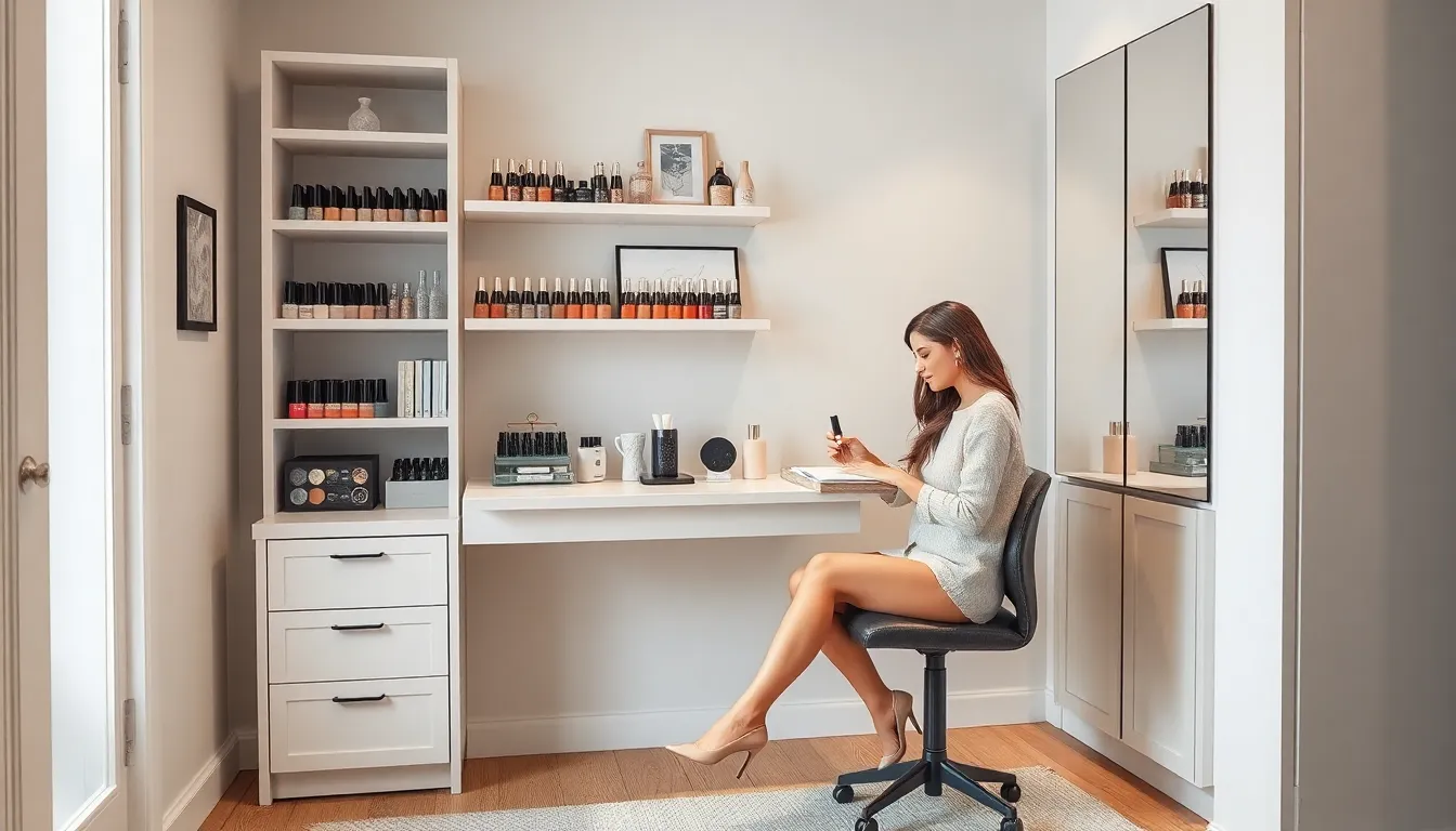 25 Genius Home Nail Salon Ideas for Small Spaces That Actually Work 14 25 Genius Home Nail Salon Ideas for Small Spaces That Actually Work 13