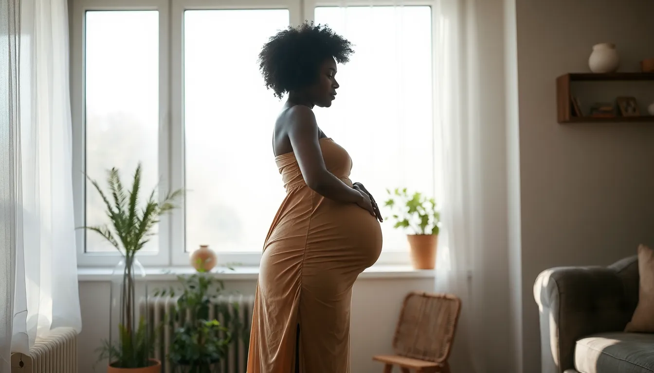 25 Stunning Maternity Photo Shoot Ideas for Black Women: Cultural & Creative 13
