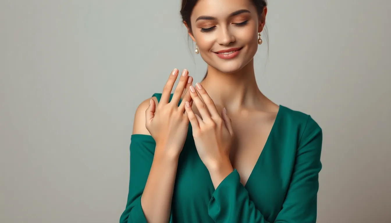 10 Best Nail Colors for Emerald Green Dress That Look Absolutely Stunning 14 10 Best Nail Colors for Emerald Green Dress That Look Absolutely Stunning 13