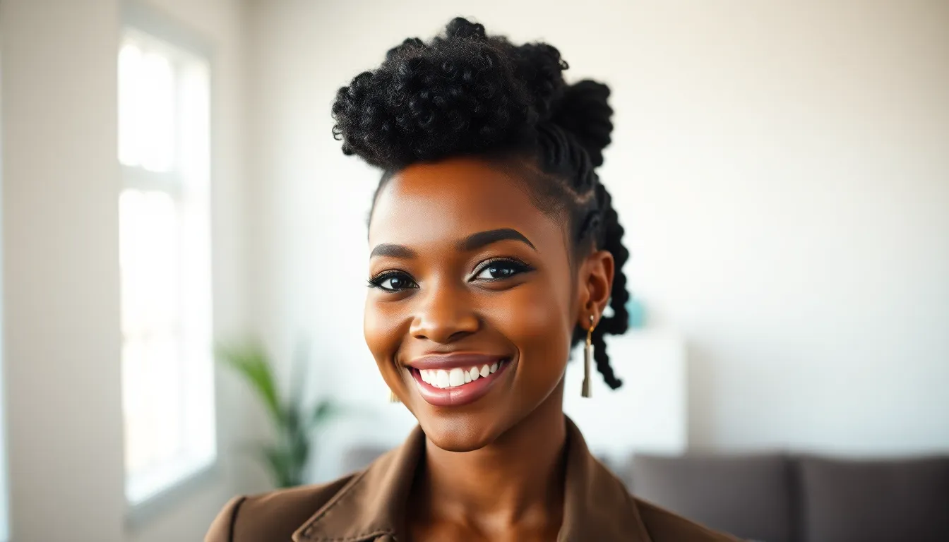 25 Stunning Natural Hair Updos for Black Women: Protective Styles That Celebrate Your Crown 14 25 Stunning Natural Hair Updos for Black Women: Protective Styles That Celebrate Your Crown 13