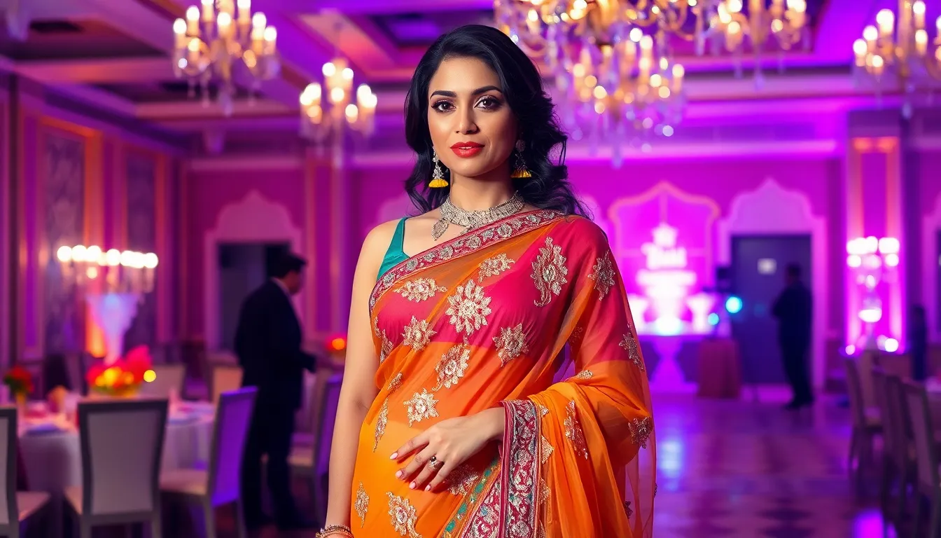 25 Stunning Net Saree Blouse Designs for Party Wear That'll Make You Stand Out 14 25 Stunning Net Saree Blouse Designs for Party Wear That'll Make You Stand Out 13