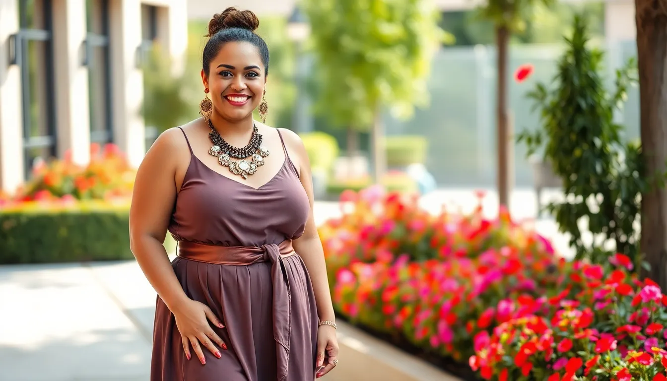 15 Flattering Plus Size Summer Outfits That Hide Your Big Stomach Perfectly 13