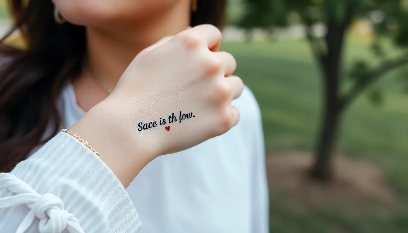 25 Beautiful Self Healing Tattoo Ideas for Women: Symbols of Strength & Growth 13