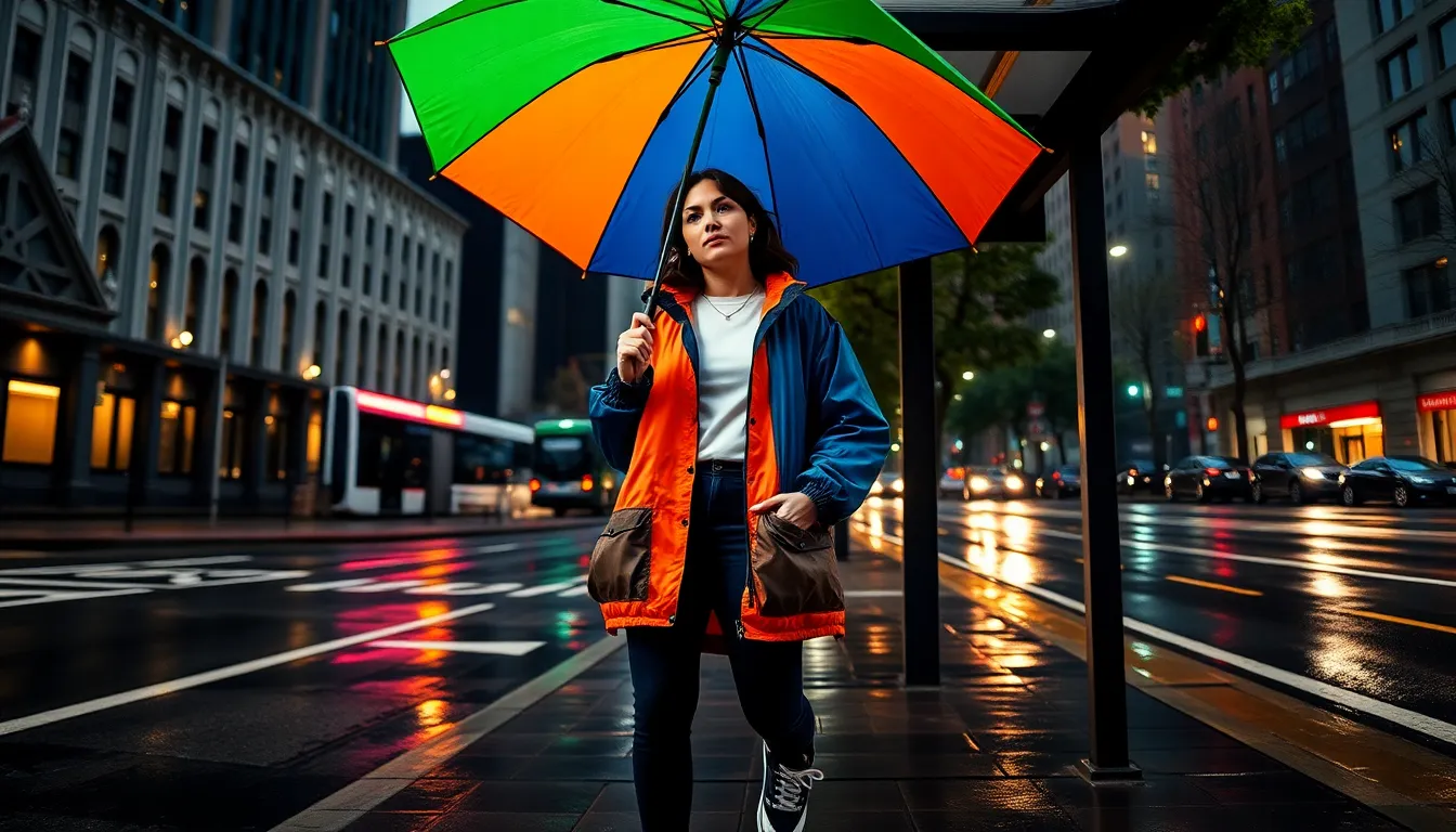 15 Chic Summer Rainy Day Outfit Ideas for Effortless Street Style 14 15 Chic Summer Rainy Day Outfit Ideas for Effortless Street Style 13