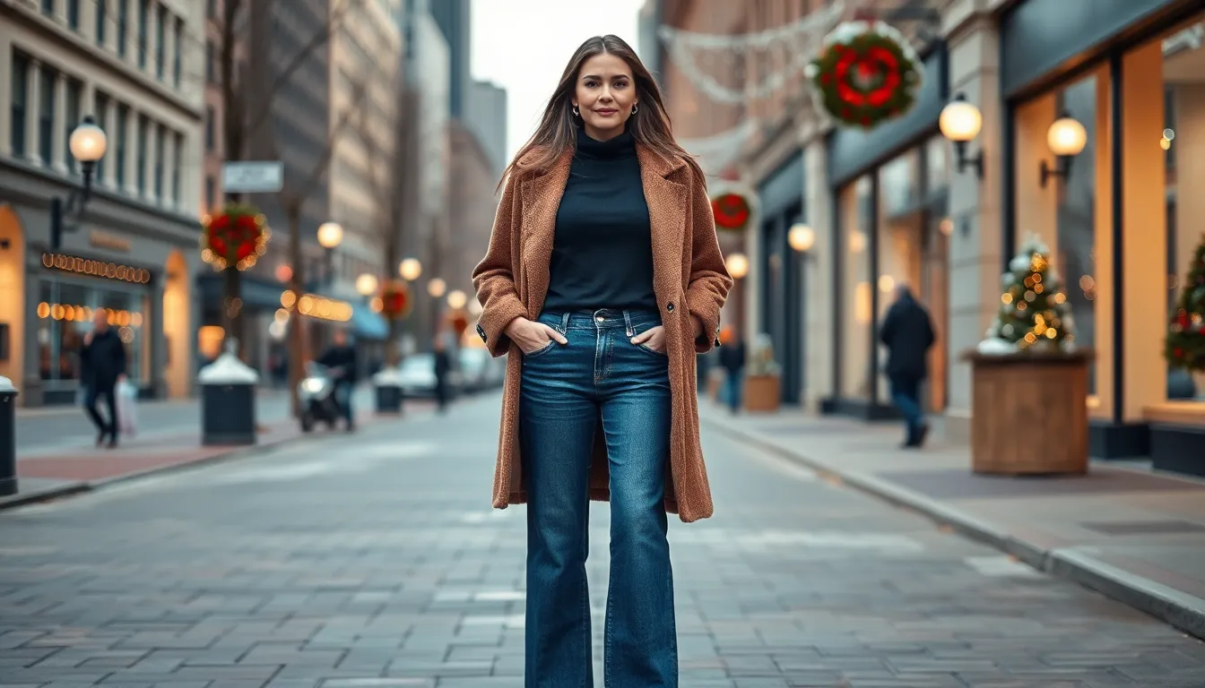25 Chic Wide Leg Jeans Outfit Ideas for Casual Winter Style 14 25 Chic Wide Leg Jeans Outfit Ideas for Casual Winter Style 13
