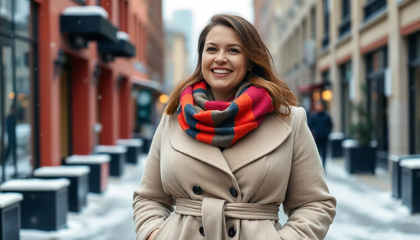 50 Stylish Winter Outfits for Plus Size Women That Actually Keep You Warm 13