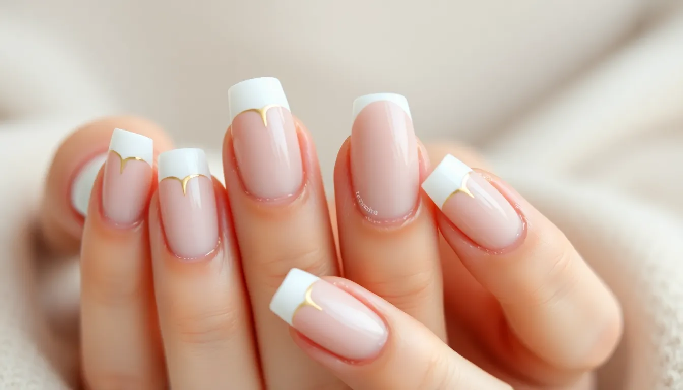 50+ Stunning Acrylic Nail Designs French Tip Ideas That'll Make You Ditch Basic Manis 15