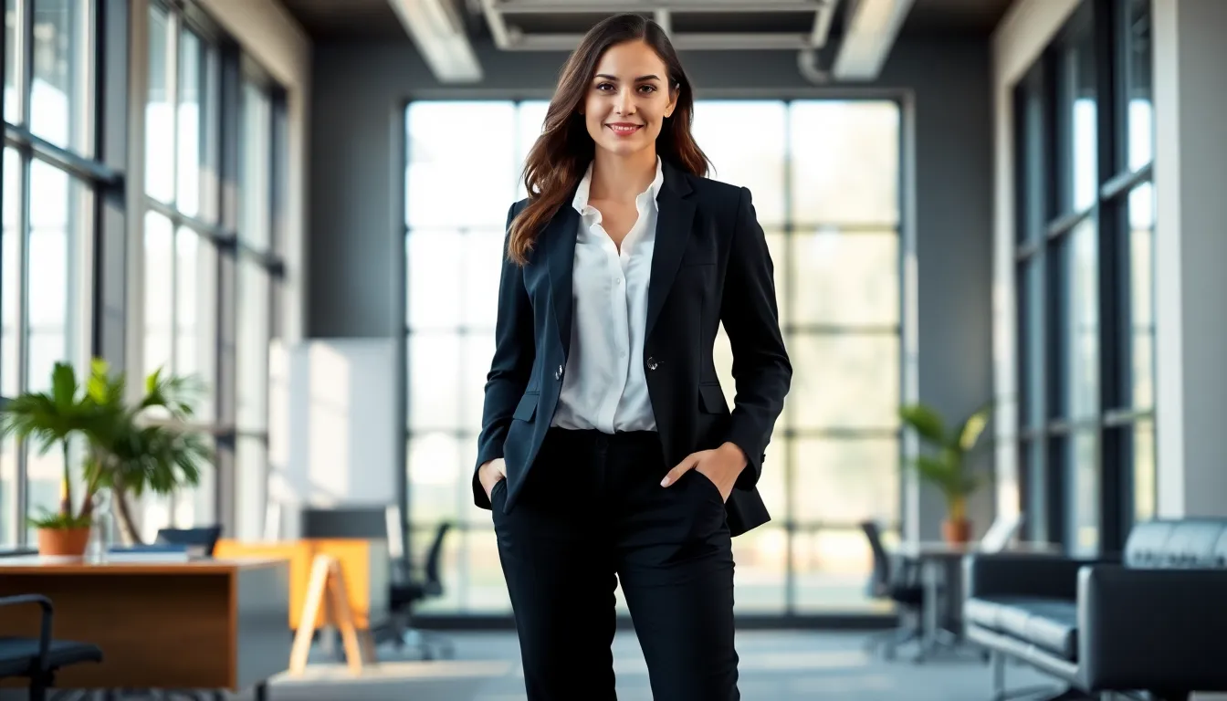 25 Chic Black and White Office Outfits for Women That Command Respect 15