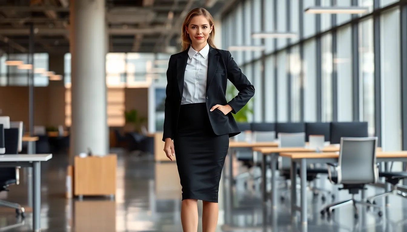 25 Chic Black and White Skirt Outfit Ideas That Never Go Out of Style 15