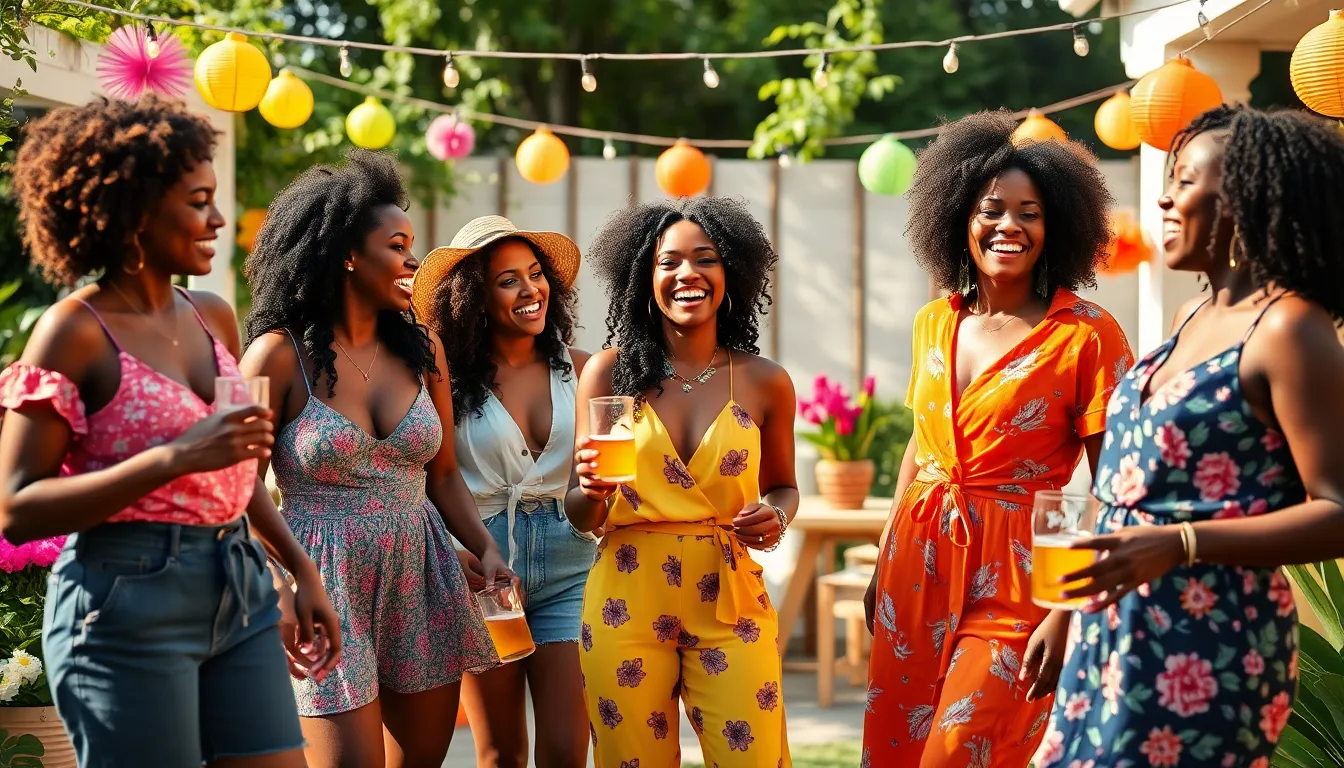 25 Stunning Day Party Outfits for Black Women This Summer 16 25 Stunning Day Party Outfits for Black Women This Summer 15