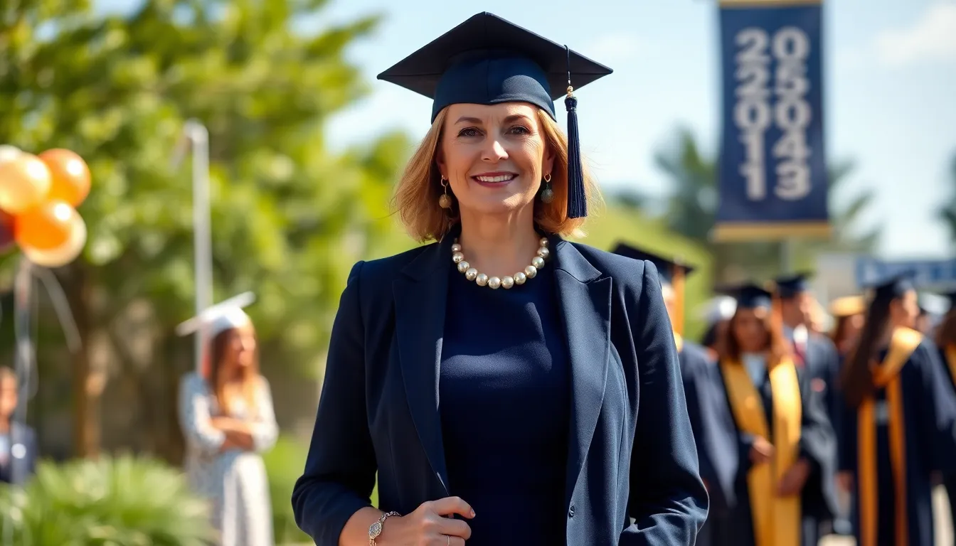 15 Classy Graduation Outfit Ideas for Moms That Photograph Beautifully 15