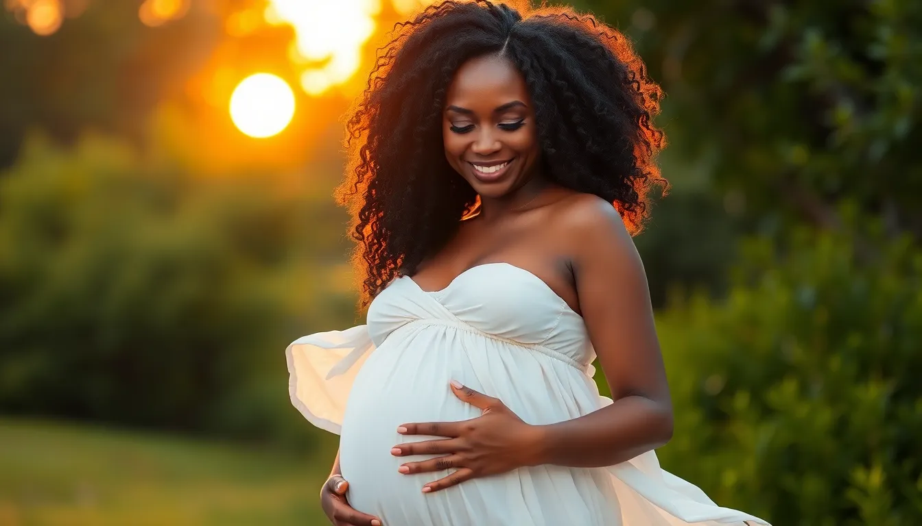 25 Stunning Maternity Photo Shoot Ideas for Black Women: Cultural & Creative 15