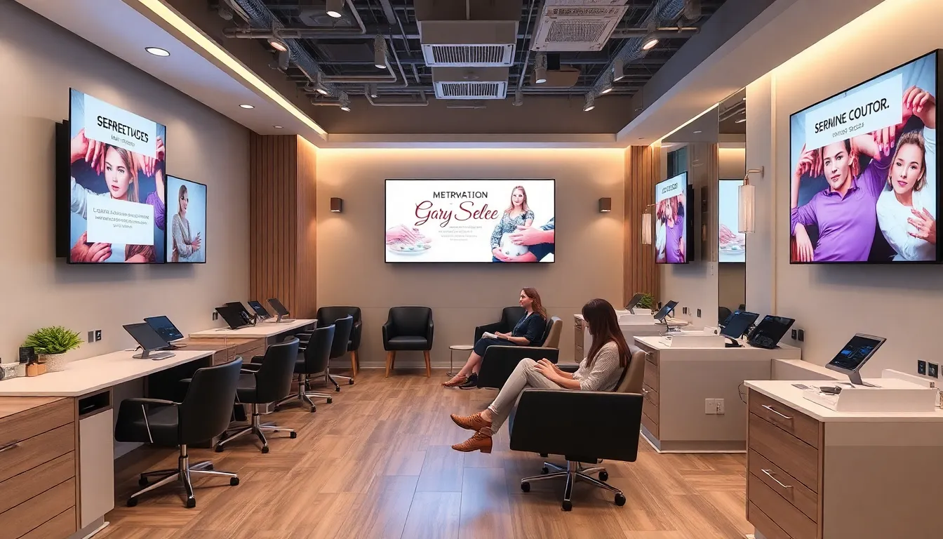 25 Stunning Nail Salon Decor Ideas to Transform Your Interior Design 16 25 Stunning Nail Salon Decor Ideas to Transform Your Interior Design 15