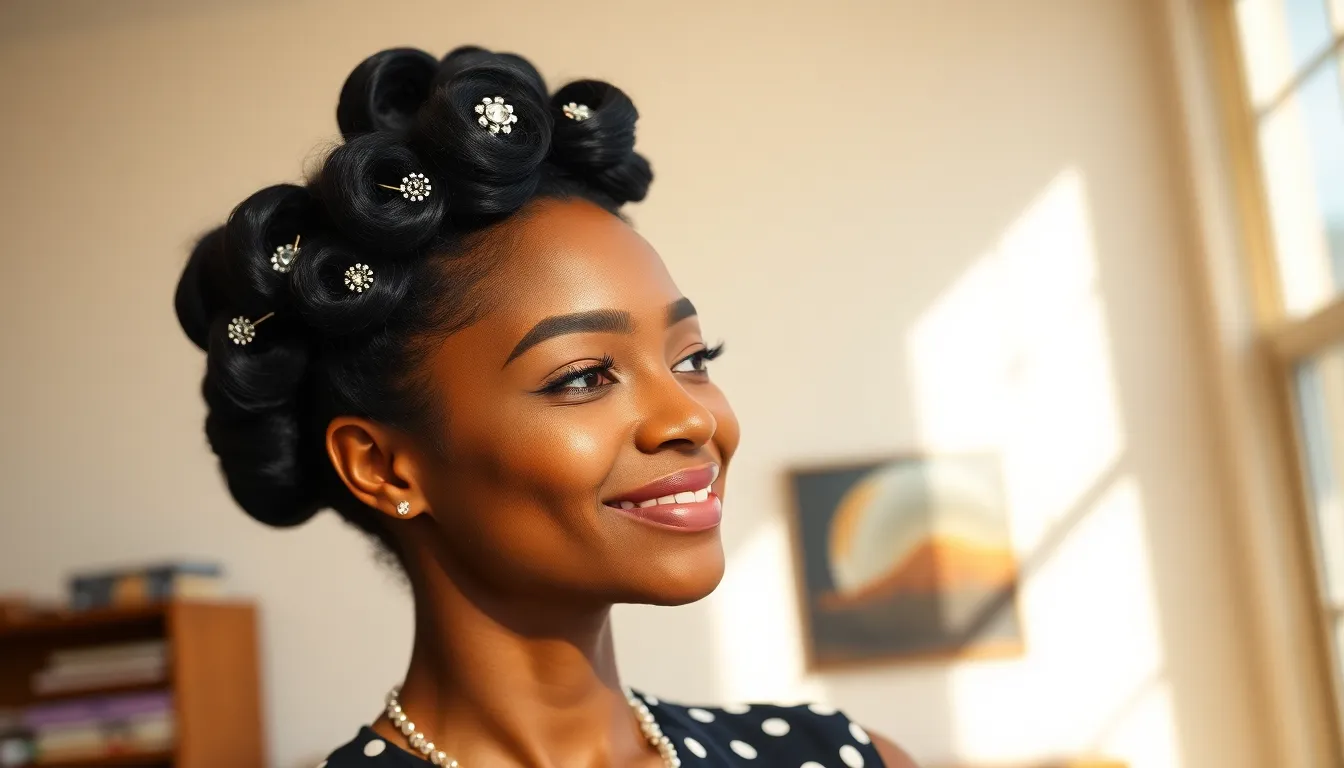 25 Stunning Natural Hair Updos for Black Women: Protective Styles That Celebrate Your Crown 16 25 Stunning Natural Hair Updos for Black Women: Protective Styles That Celebrate Your Crown 15