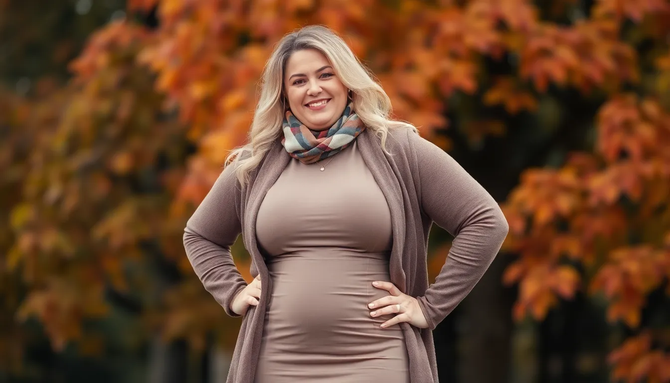 25 Flattering Plus Size Fall Outfits for Big Stomach - Style Tips That Actually Work 15