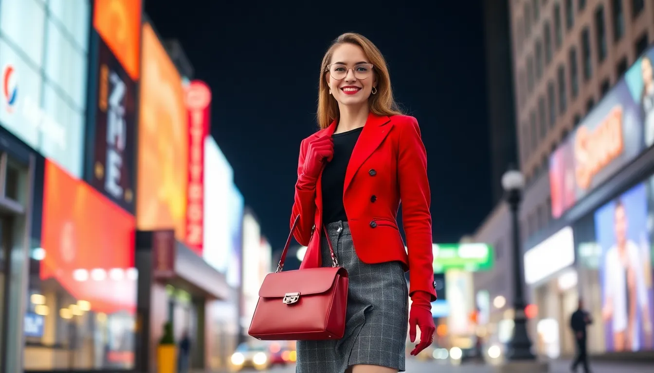 25 Stunning Red and Grey Outfits for Women That Turn Heads Every Time 16 25 Stunning Red and Grey Outfits for Women That Turn Heads Every Time 15