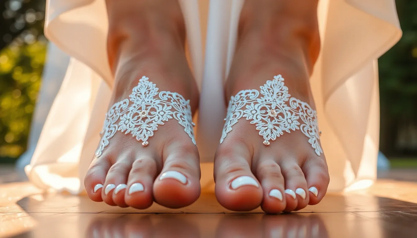 25 Stunning White Toe Nail Designs for Summer That'll Make You Beach-Ready 15