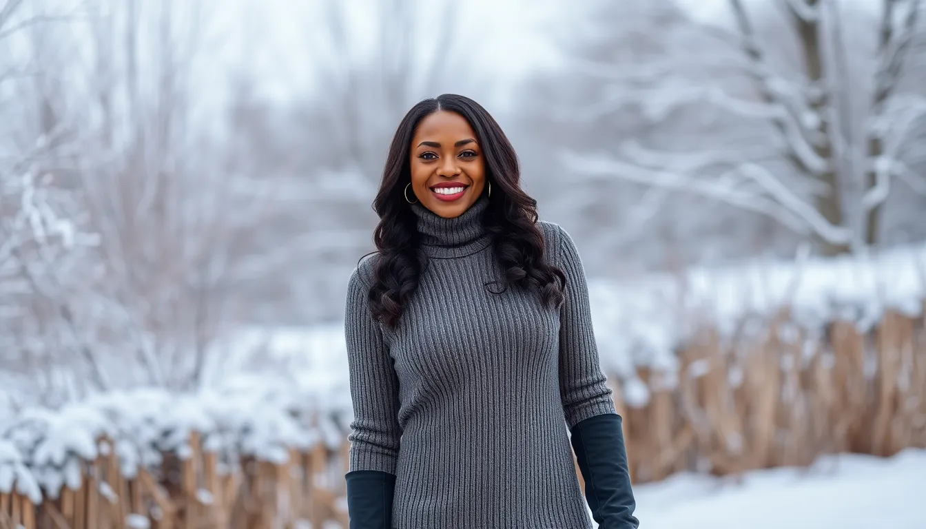 25 Winter Date Night Outfits for Black Women That Are Warm & Stunning 16 25 Winter Date Night Outfits for Black Women That Are Warm & Stunning 15