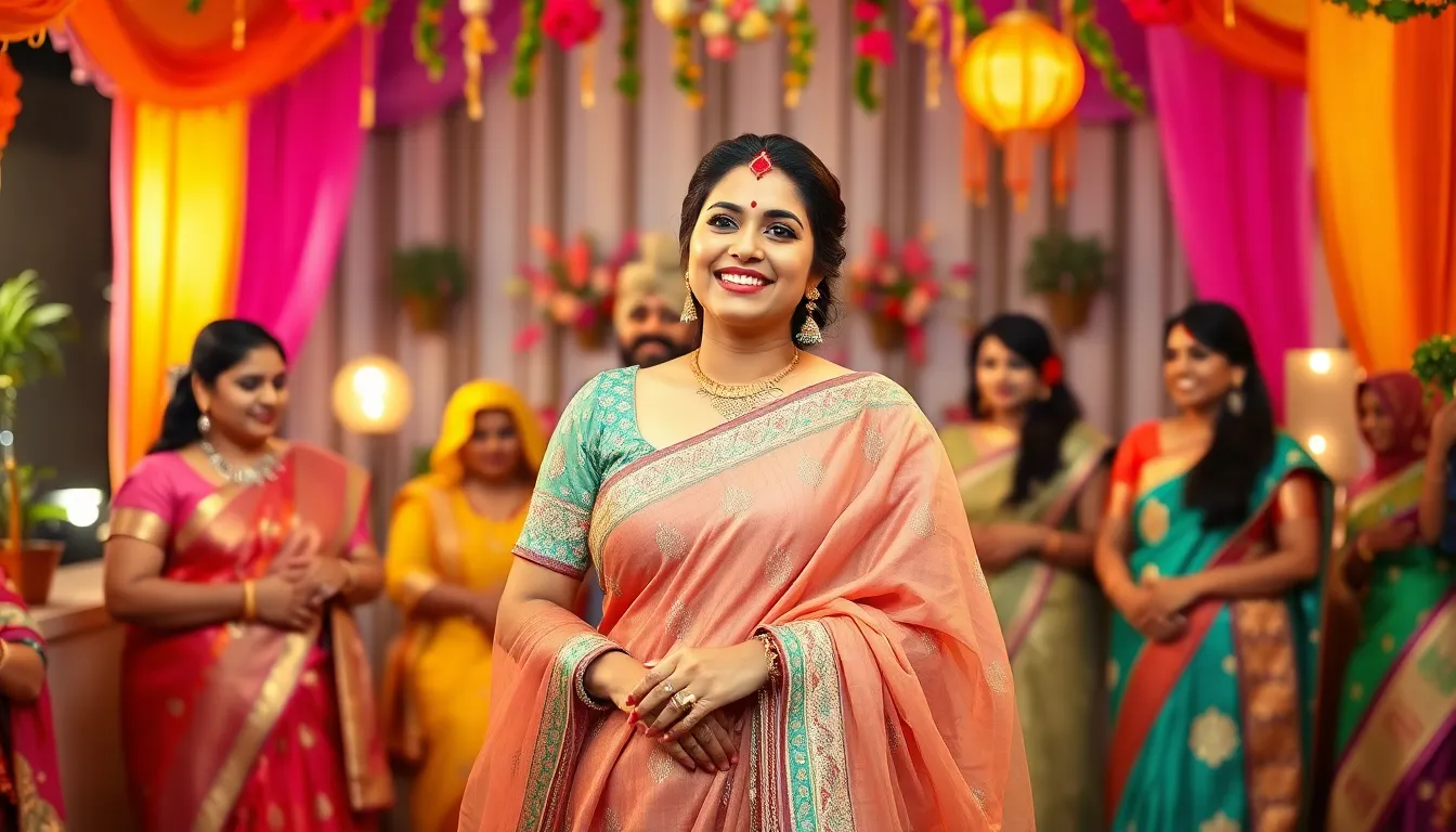 15 Stunning Indian Baby Shower Looks for Expecting Moms That'll Make You Glow 18 15 Stunning Indian Baby Shower Looks for Expecting Moms That'll Make You Glow 17