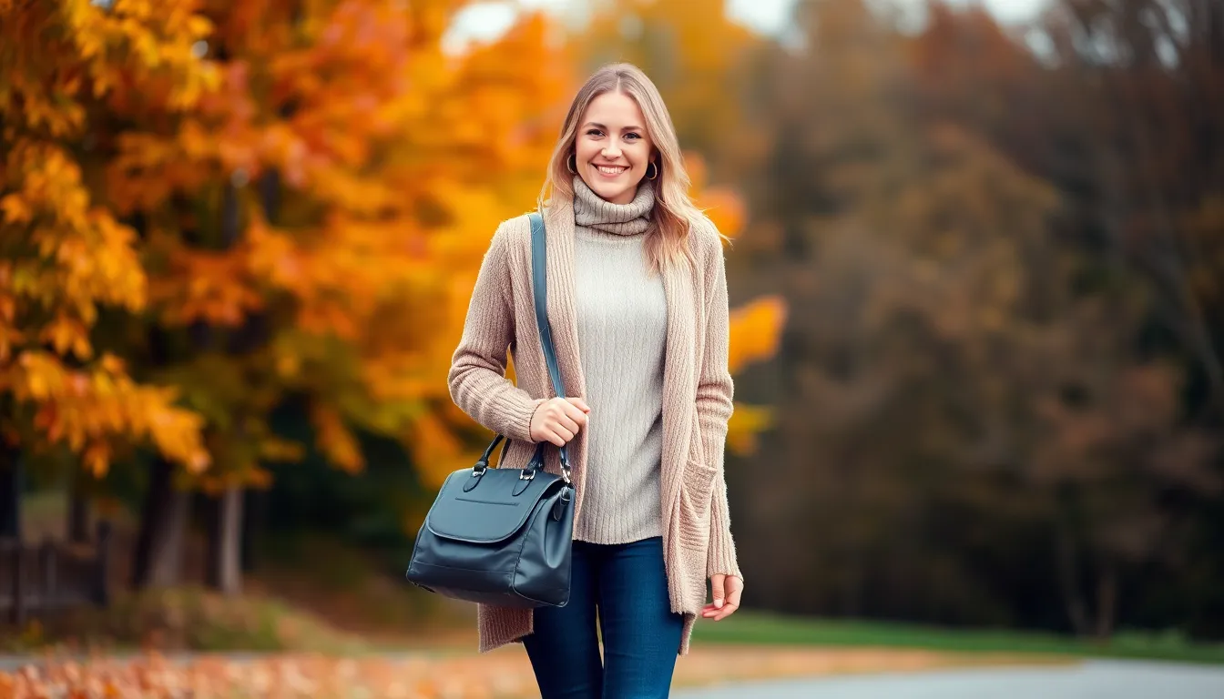 25 Stunning Fall Photo Shoot Outfits for Women That'll Make You Instagram Famous 17