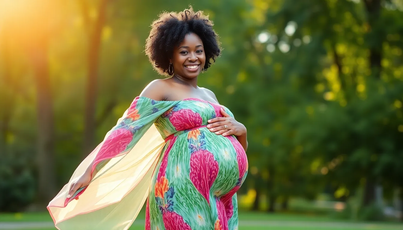 25 Stunning Maternity Photo Shoot Ideas for Black Women: Cultural & Creative 17