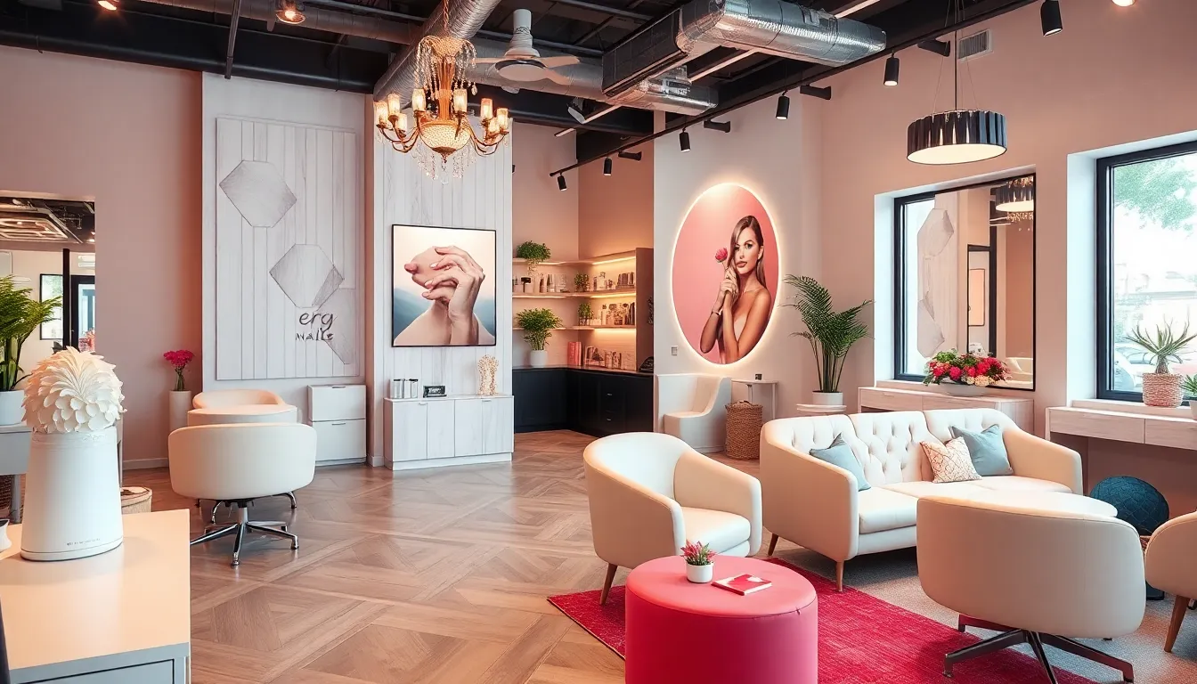 25 Stunning Nail Salon Decor Ideas to Transform Your Interior Design 18 25 Stunning Nail Salon Decor Ideas to Transform Your Interior Design 17