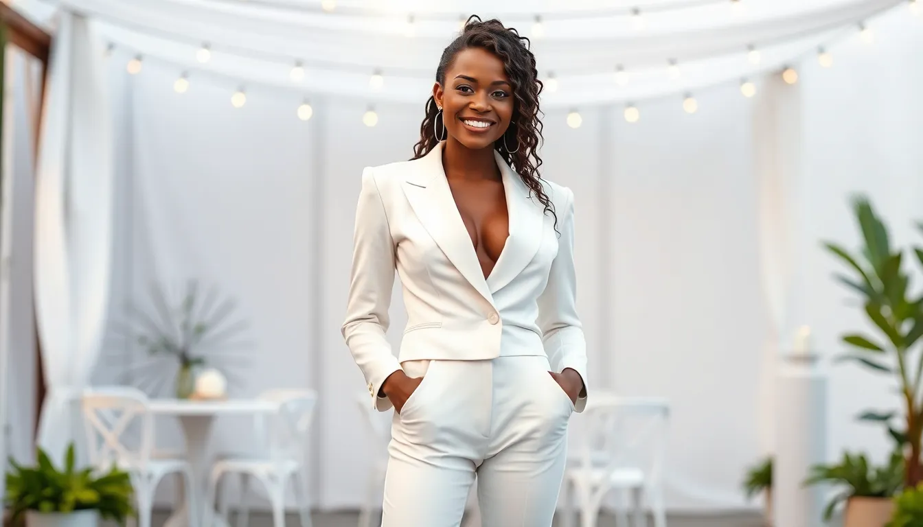 25 Stunning All White Party Outfits for Black Women That Turn Heads 2 25 Stunning All White Party Outfits for Black Women That Turn Heads 1