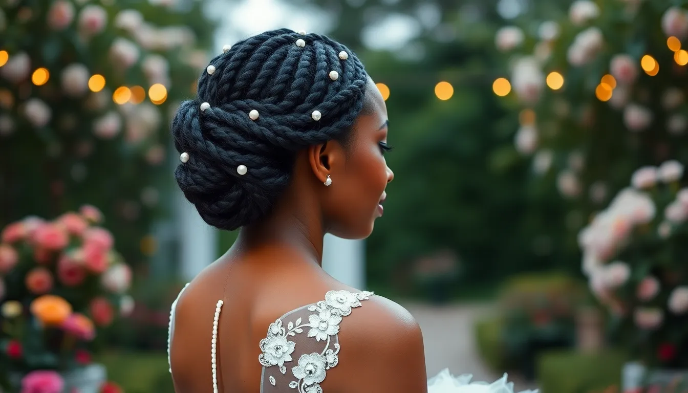 25 Stunning Braids for Wedding Hair Black Women Need to See in 2025 2 25 Stunning Braids for Wedding Hair Black Women Need to See in 2025 1