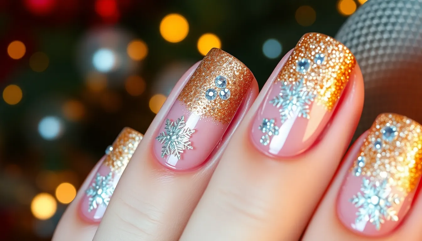 50+ Stunning Christmas and New Years Nail Ideas for Holiday Glam 2 50+ Stunning Christmas and New Years Nail Ideas for Holiday Glam 1