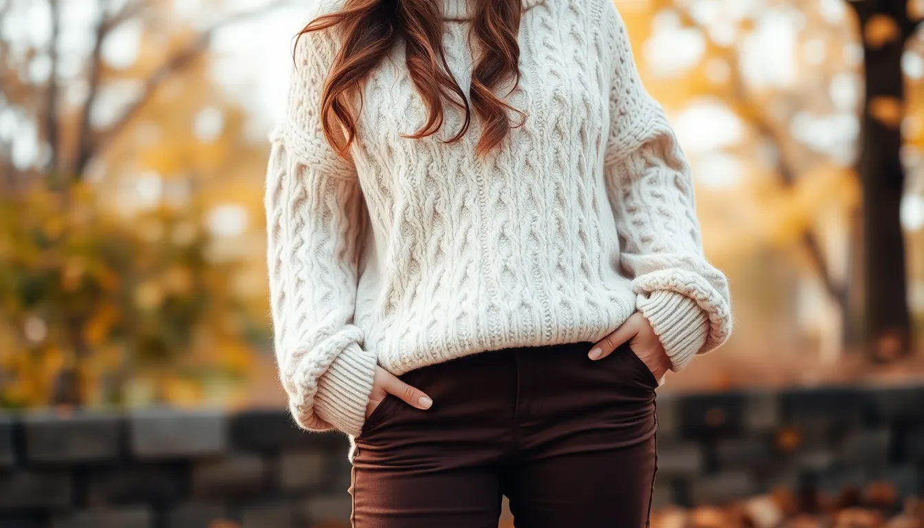 50+ Dark Brown Pants Outfit Ideas for Women: From Office to Weekend Style 1