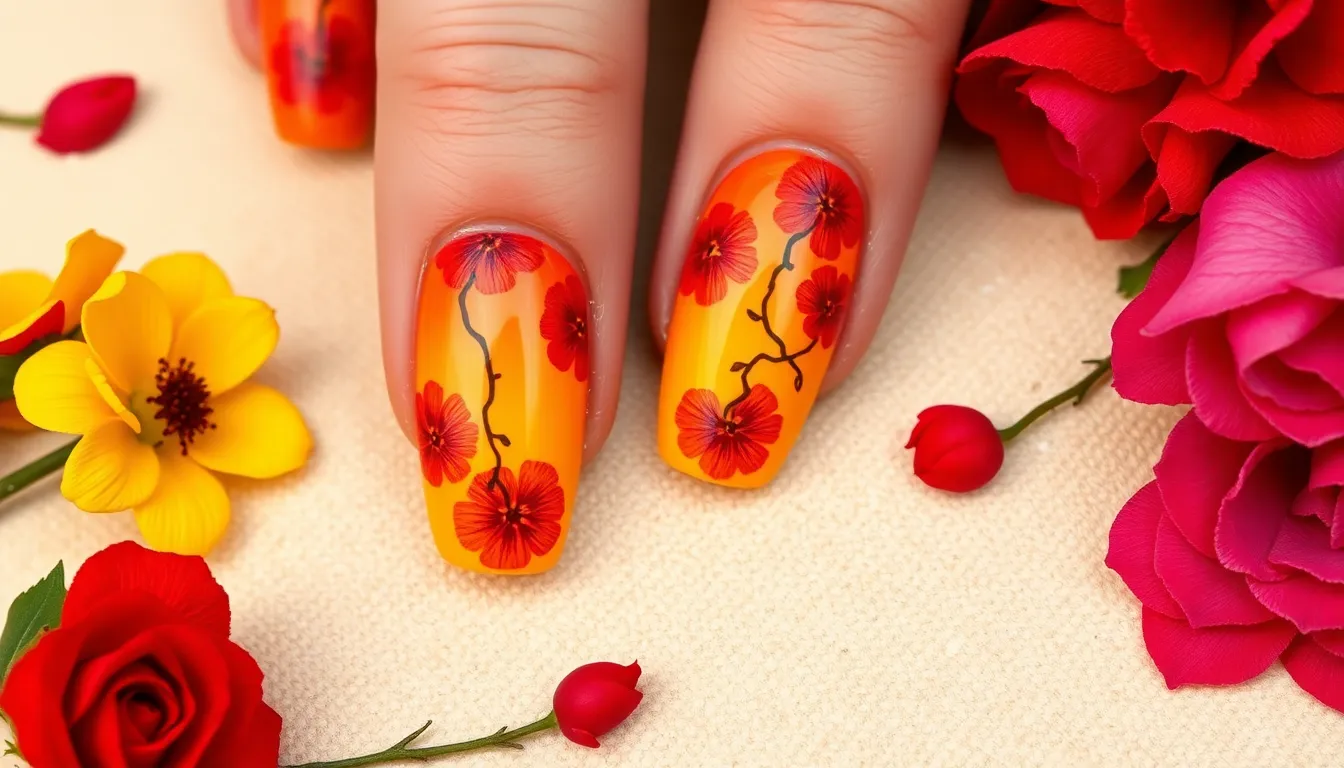25 Stunning Dia de los Muertos Nail Ideas to Honor Your Loved Ones 1