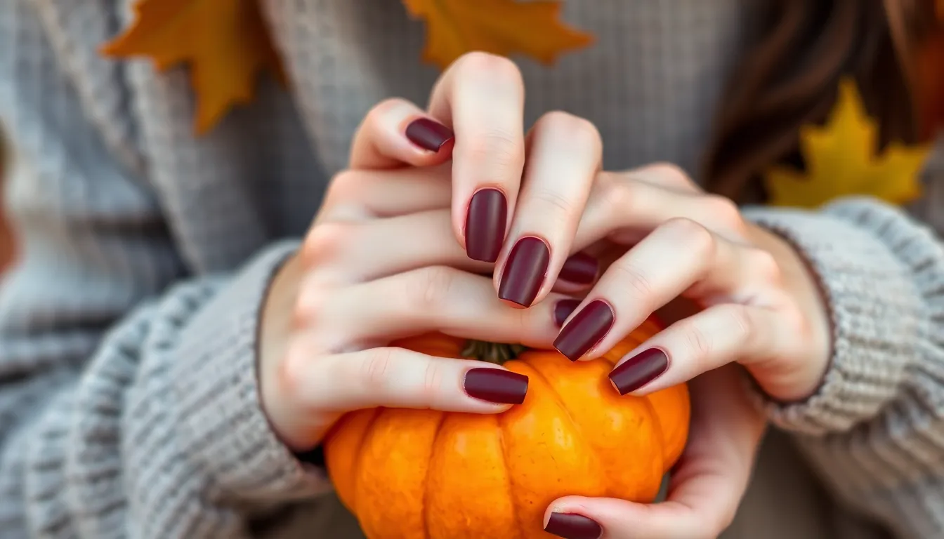 15 Easy Fall Nail Designs for Beginners (Step-by-Step Tutorial) 2 15 Easy Fall Nail Designs for Beginners (Step-by-Step Tutorial) 1