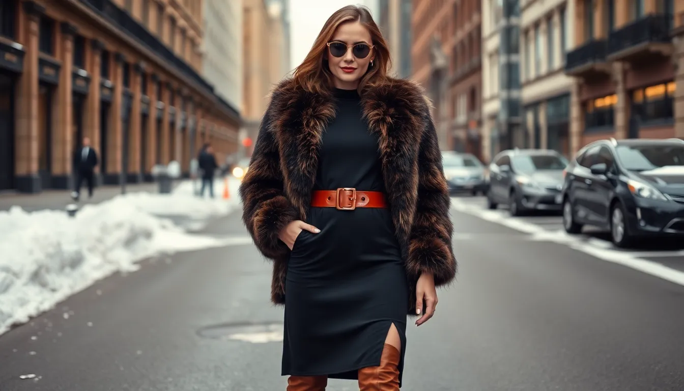25 Chic Faux Fur Coat Outfit Ideas to Elevate Your Winter Style Game 2 25 Chic Faux Fur Coat Outfit Ideas to Elevate Your Winter Style Game 1