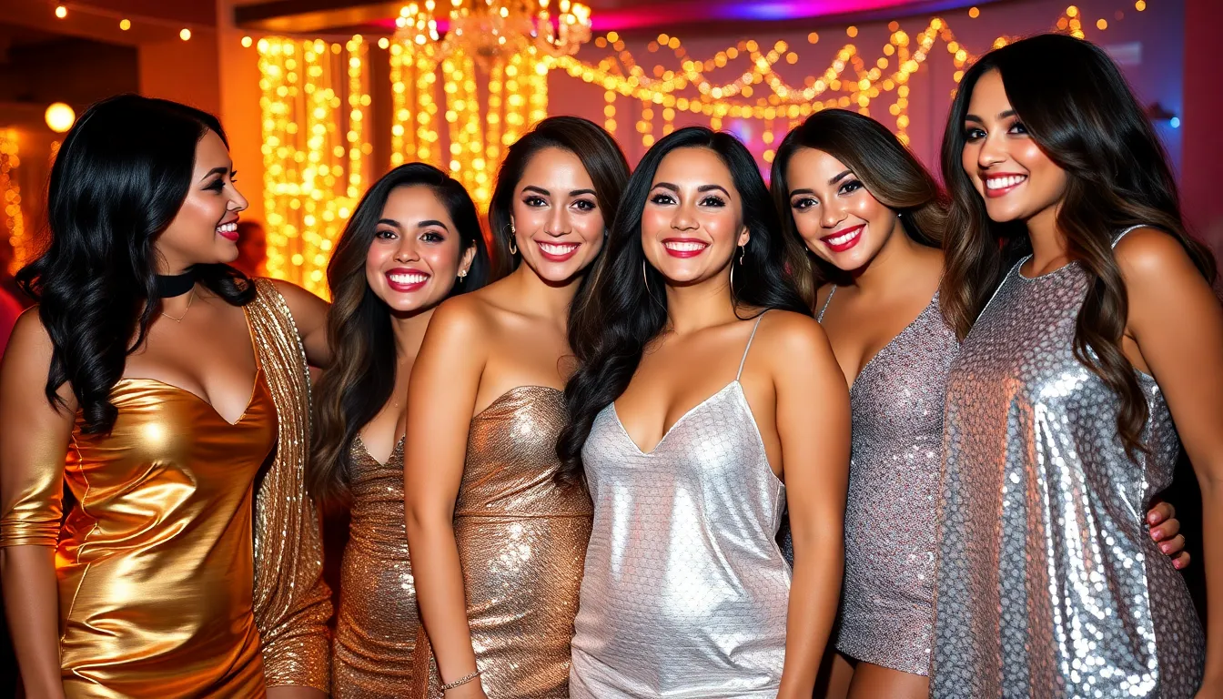 25 Glitz and Glam Bachelorette Party Outfit Ideas That Will Make You Shine 1