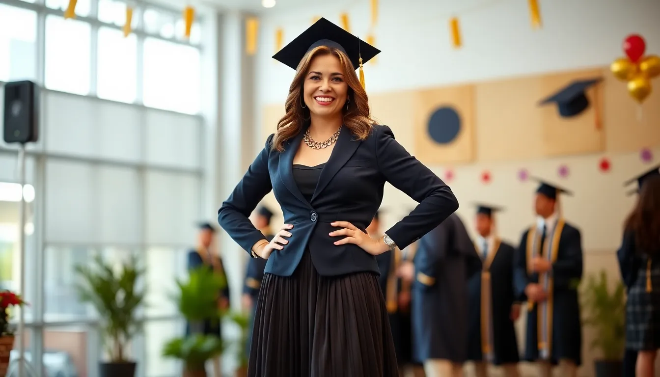 15 Classy Graduation Outfit Ideas for Moms That Photograph Beautifully 1