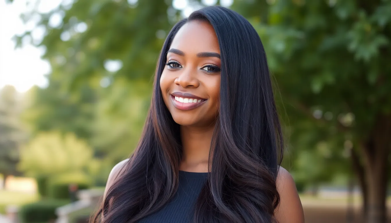 30 Stunning Hairstyles for Straight Hair Black Women: From Classic to Trendy 2 30 Stunning Hairstyles for Straight Hair Black Women: From Classic to Trendy 1