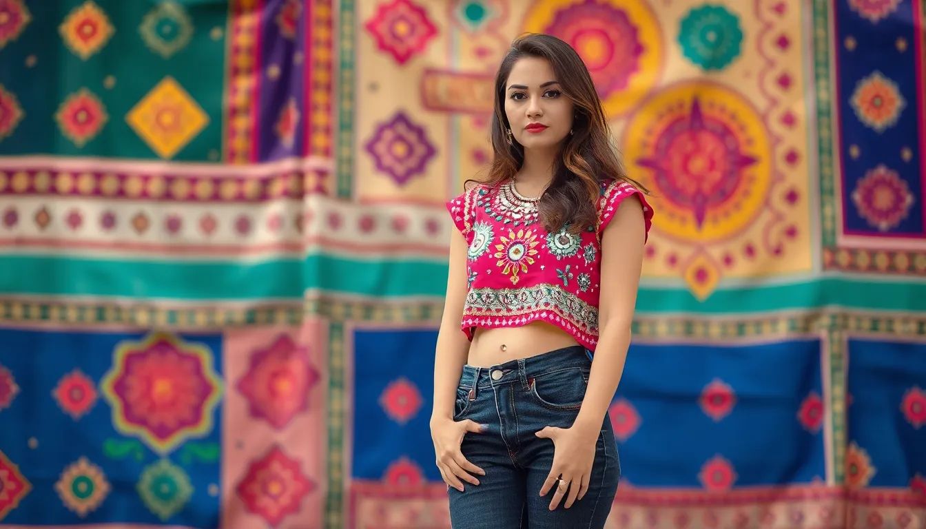 15 Stunning Indian Style Jeans Tops for Women: Fusion Fashion Guide 2025 2 15 Stunning Indian Style Jeans Tops for Women: Fusion Fashion Guide 2025 1