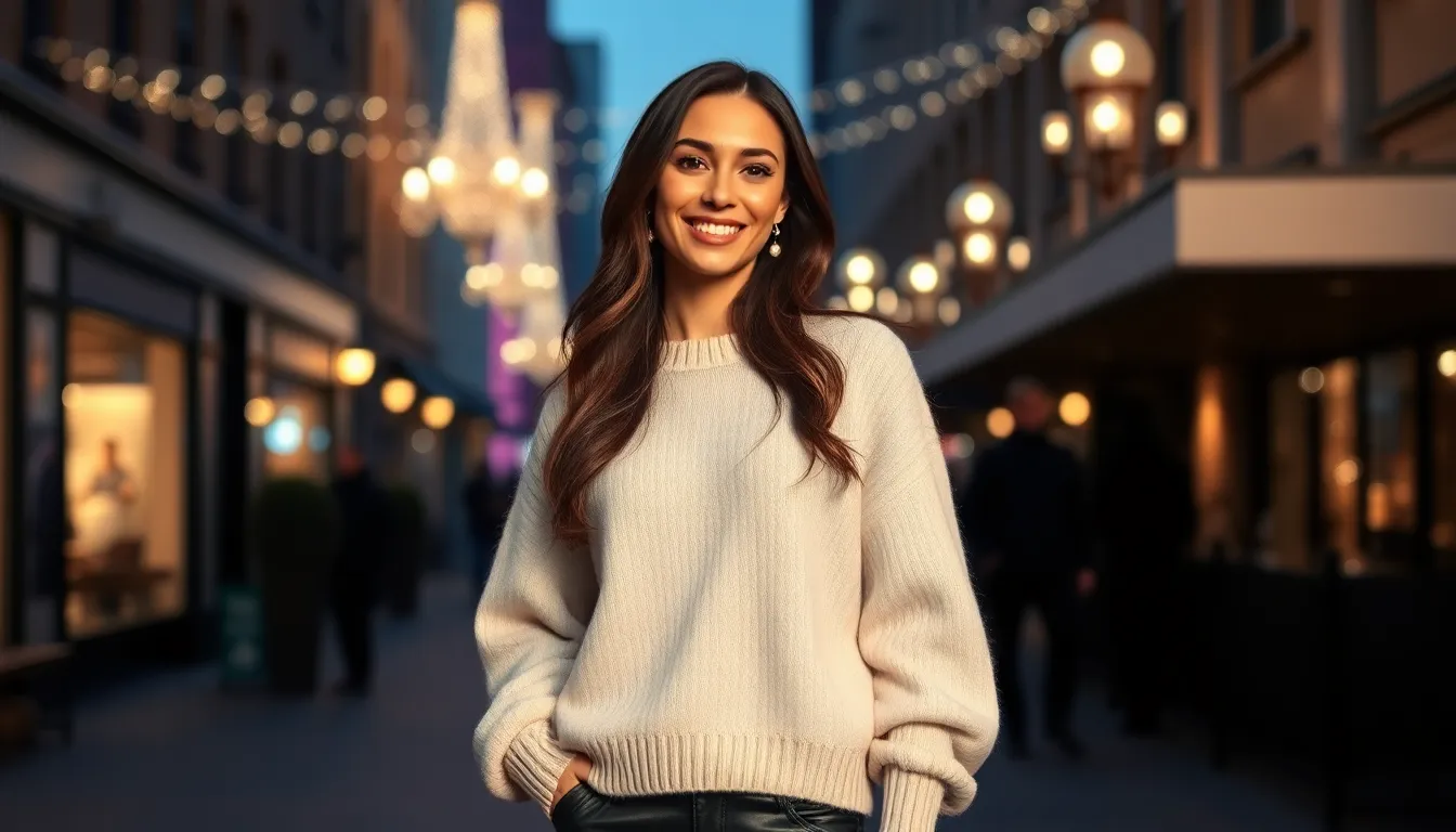 How to Style Leather Pants for Your Perfect Winter Night Out Outfit 1