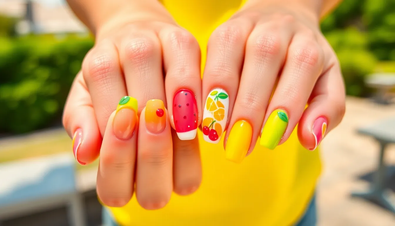 25 Simple Summer 2025 Nail Art Designs You Can DIY at Home 2 25 Simple Summer 2025 Nail Art Designs You Can DIY at Home 1
